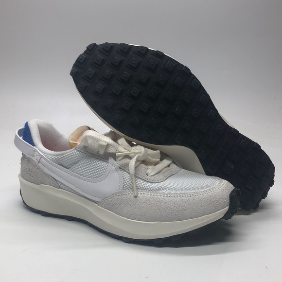 Women’s Nike Waffle Debut VNTG White/Blue DX2931-400 NWOB - Picture 1 of 5